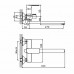 Haiba HB22505-3 смеситель для ванны, латунь, цвет вороненый