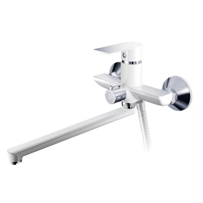 Haiba HB22505-8 смеситель для ванны, латунь, цвет белый/хром