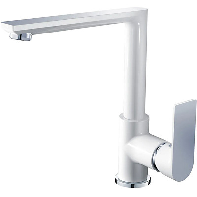 Haiba HB70505-8 смеситель для кухни, латунь, цвет белый/хром