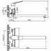 Haiba HB22533-3 смеситель для ванны, латунь, цвет пепельный