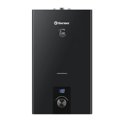 Thermex Tion T 20 D Black газовая колонка 10,0 л/мин, цвет черный
