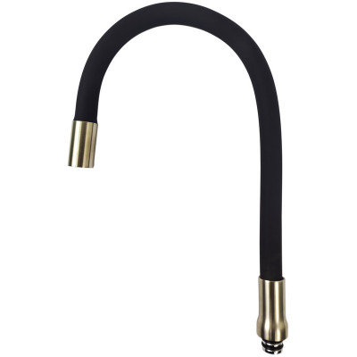 Stemix STM-S-55 BLACK излив для кухни гибкий гибкий черный 550 мм