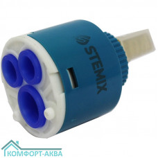 Stemix STM-KRT-40 картридж для смесителя 40 мм латунный шток без ножек 2-режима