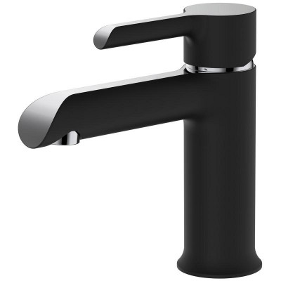 Haiba HB10805-7 смеситель для раковины, латунь, цвет черный/хром