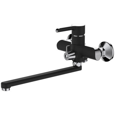 Haiba HB22805-7 смеситель для кухни, латунь, цвет черный/хром