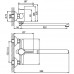 Haiba HB22805-7 смеситель для кухни, латунь, цвет черный/хром