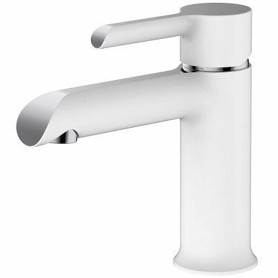 Haiba HB10805-8 смеситель для раковины, латунь, цвет белый/хром