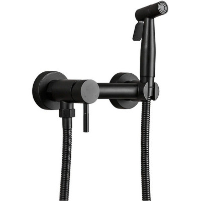 Haiba HB5510-7 смеситель гигиенический, латунь, цвет черный