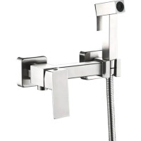 Haiba HB5521 смеситель для ванны, сталь нержавеющая 304, цвет сатин