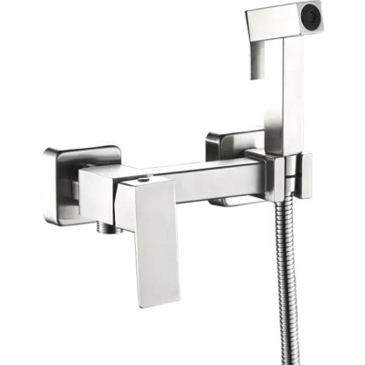 Haiba HB5521 смеситель для ванны, сталь нержавеющая 304, цвет сатин