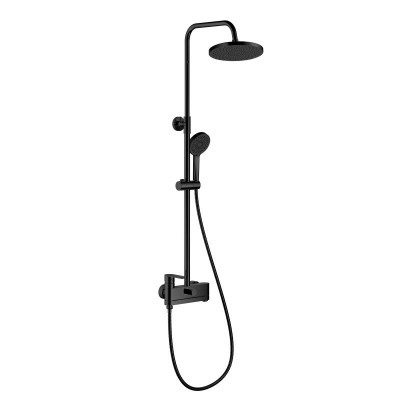 Haiba HB24590-7 душевая система, латунь, цвет черный