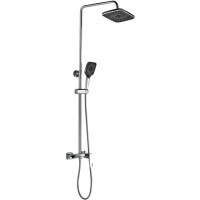 Haiba HB24615 душевая система, латунь, цвет хром
