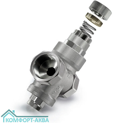 TIM BL2802A редуктор давления поршневой латунь ВР 1/2", 1-6 бар