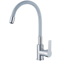 Haiba HB70112-3 смеситель для кухни, латунь, цвет хром, серый
