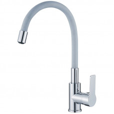 Haiba HB70112-3 смеситель для кухни, латунь, цвет хром, серый
