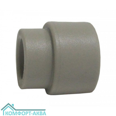 Alpha муфта переходная ВН/ВН 25×20 PPR серый
