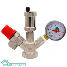 Vieir Мини AQ1123N группа безопасности котла, 3/4" 3 bar