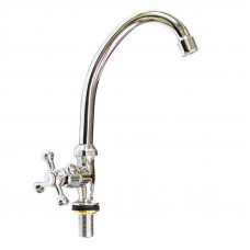 Fittap GF 204-269 кран для одной воды, силумин, цвет хром