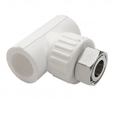 Valfex Standard тройник комбинированный НГ 20×1/2 PPR/латунь ЛС-59-1, белый, 10140020