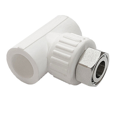 Valfex Standard тройник комбинированный НГ 20×1/2 PPR/латунь ЛС-59-1, белый, 10140020