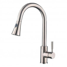 Stemix SUS 831-014F смеситель для кухни, сталь нержавеющая 304, цвет сатин