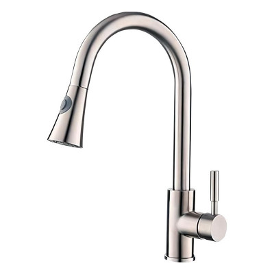 Stemix SUS 831-014F смеситель для кухни, сталь нержавеющая 304, цвет сатин