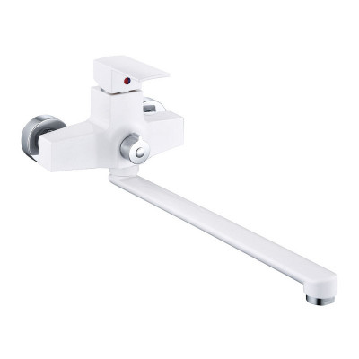 Stemix PL705-006E смеситель для ванны, АВС пластик, цвет белый