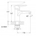 Stemix STM 307-001F-045 смеситель для раковины, силумин, цвет хром