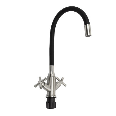Stemix SUS 808-271F-1 BLACK смеситель для кухни, сталь нержавеющая 304, цвет черный