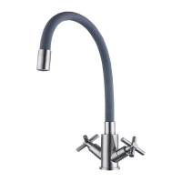 Stemix SUS 808-271F-1 GRAY смеситель для кухни, сталь нержавеющая 304, цвет серый