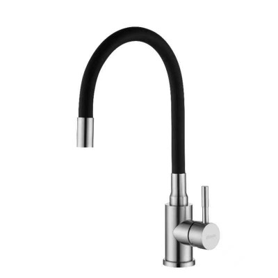 Stemix SUS 800-016F BLACK смеситель для кухни, сталь нержавеющая 304, цвет черный