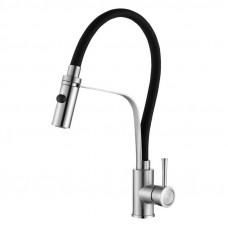 Stemix SUS 842-011FZ BLACK смеситель для кухни, сталь нержавеющая 304, цвет черный