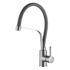 Stemix SUS 843-011FZ GRAY смеситель для кухни, сталь нержавеющая 304, цвет серый