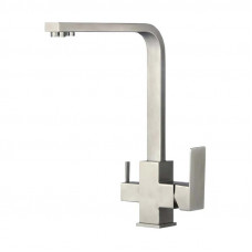 Stemix SUS 8014-1801 смеситель кухня и кран фильтр, сталь нержавеющая 304, цвет сатин