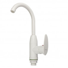 Stemix PL700-011F-1 смеситель для кухни, АВС пластик, цвет белый