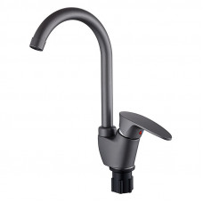 Stemix PL702-011F-2 смеситель для кухни, АВС пластик, цвет пепельный