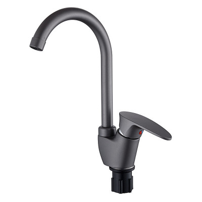 Stemix PL702-011F-2 смеситель для кухни, АВС пластик, цвет пепельный
