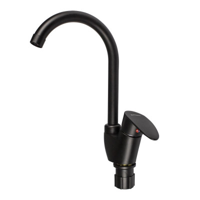 Stemix PL703-011F-2 смеситель для кухни, АВС пластик, цвет черный