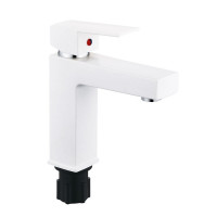 Stemix PL705-001F смеситель для раковины, АВС пластик, цвет белый