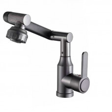 Stemix PL710-015F смеситель для кухни, АВС пластик, цвет пепельный