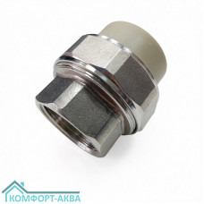 Alpha усиленная американка ВР 32×1 PPR/латунь серый