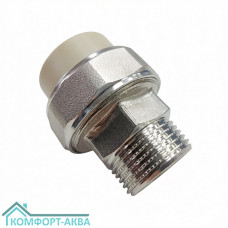 Alpha усиленная американка НР 32×1 PPR/латунь серый