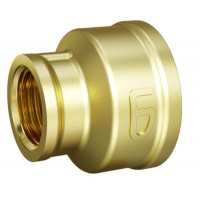 LD Pride муфта переходная В×В 3/4×1/2 латунь ЛС59-1В, LD.65.516.20х15