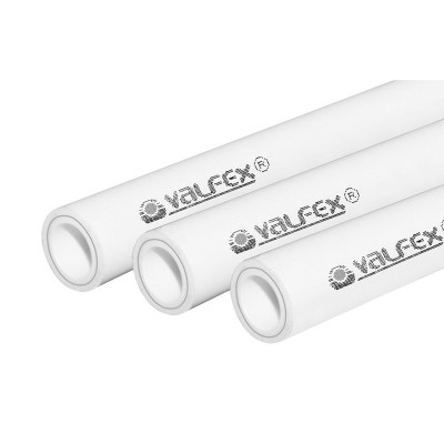 Valfex труба армированная PPR/PPR-AL/ PPR 40 мм SDR6 PN25 белый 4 м