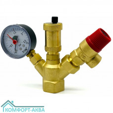 TIM Мини JH1024-1.5 группа безопасности котла, 1" 1,5 bar