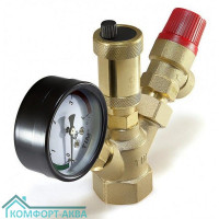 TIM Мини JH1024-3 группа безопасности котла, 1" 3 bar