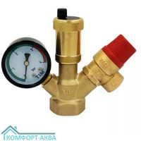 TIM Мини JH1024-3std группа безопасности котла, 1" 3 bar