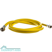 OVERCON 4630056915032 шланг газовый 100см В×Н 1/2 ПВХ желтый