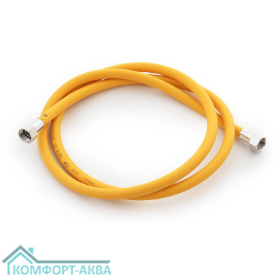 OVERCON 4630056913144 шланг газовый 120см В×В 3/4 ПВХ желтый