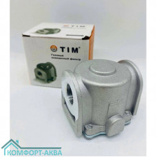 TIM FMC02-2 фильтр газовый ВР 1/2" PN2, алюминий
